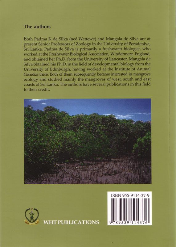 A Guide to the Mangrove Flora of Sri Lanka - rückseite